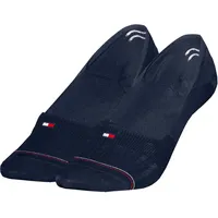 stichd b.v. Füßlinge mit Logo-Print im 2er-Pack, Dunkelblau, 35-38