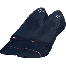 stichd b.v. Füßlinge mit Logo-Print im 2er-Pack, Dunkelblau, 35-38