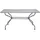 Royal Garden Gartentisch 150 x 90 x 73,5 cm Grau