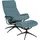Stressless Relaxsessel "London", grün (aqua grün paloma), B:80cm H:116cm T:71cm, Leder BATICK: durchgefärbtes und genarbtes Möbelleder;Leder PALOMA: durchgefärbtes Semianilin-Möbelleder;ROHLEDER Stoff Q2 FARON (100% Polyester im Flor, Grundgewebe: 50% Polyester, 50%
