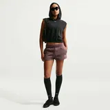 Nike PHNX Fleece Shorts Dunkel-Lila XS