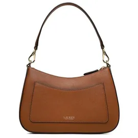 Ralph Lauren Danni Schultertasche Leder Brown