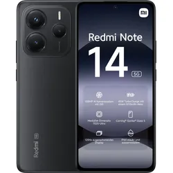 Xiaomi Redmi Note 14 5G 256 GB/8 GB, schwarz
