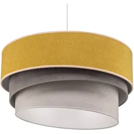Duolla 1-flg. 45 cm Gelb/Grau/Weiß