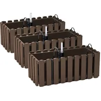 Prosperplast Blumenkasten 38 x 18 x 16,2 cm Braun