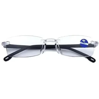 Intelligente Brille, Zoom Brille Dioptrien Verstellbar, Intelligente Auto-Zoom-Brille, Automatische Zoom Brillen, Anti-Blaulicht-Presbyopie-Brille/100-700 Grad/intelligente Fokuseinstellung (1)