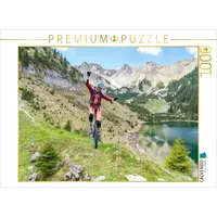 Calvendo Puzzle Einrad Downhill an den Soiernseen 1000 Teile