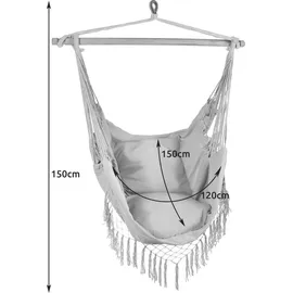 gardlov Hängesessel Outdoor Grau