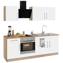 WIHO KÜCHEN Küchenzeile »Cali«, ohne E-Geräte, Breite 220 cm