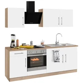 WIHO KÜCHEN Küchenzeile »Cali«, ohne E-Geräte, Breite 220 cm