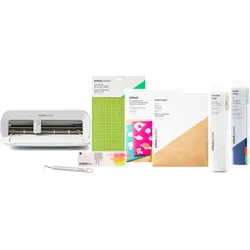 Cricut, Schneideplotter + Transferpresse, Label & Sticker Bundle + Joy Xtra Schneideplotter-Set grau