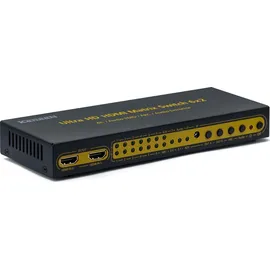 KanaaN 4K HDMI Uhd-Matrix 6x2 Switch