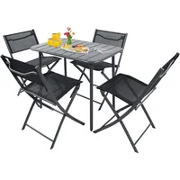 VCM 5 tlg. Bistroset Balkonset Gartenset Sumila 80x55
