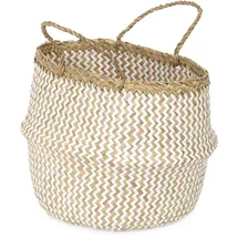 Compactor Belly Aufbewahrungskorb 35 x 35 x 32 cm Beige/Weiß