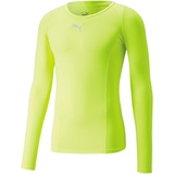 Puma Herren Liga Baselayer Tee LS Fizzy lime L