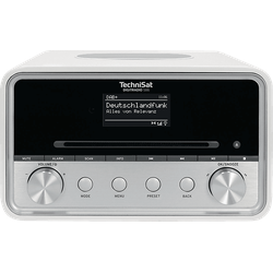 TECHNISAT DIGITRADIO 586 DAB+ Radio, AM, FM, DAB+, Internet Bluetooth, Weiß/Silber