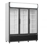 Saro Kühlschrank, 3 Glastüren + Werbetafel, GTK 1065
