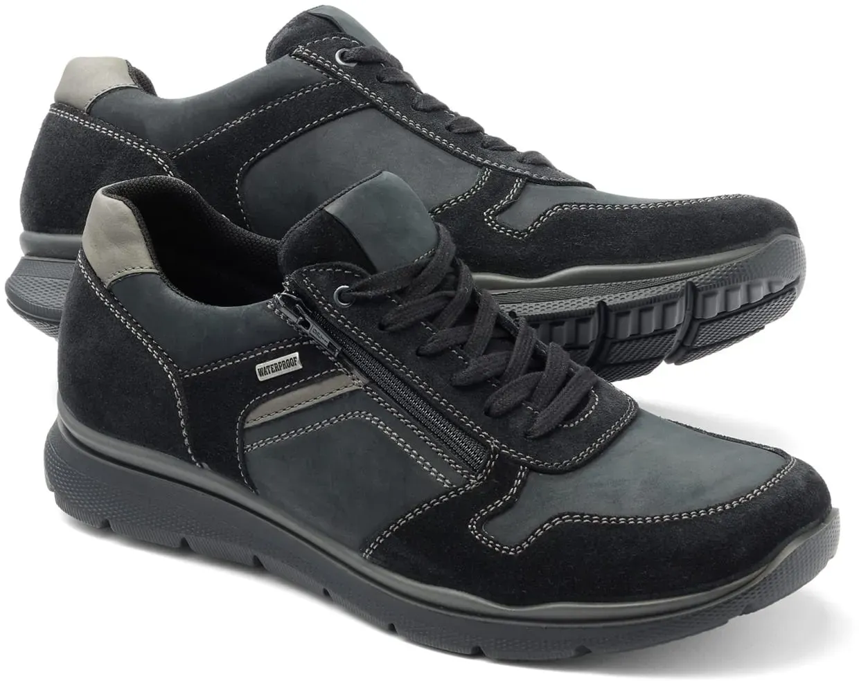 Walbusch Herren Aquastop Sneaker Schwarz