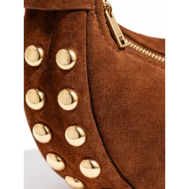 COLLEZIONE ALESSANDRO Étoile Schultertasche Wildleder Braun
