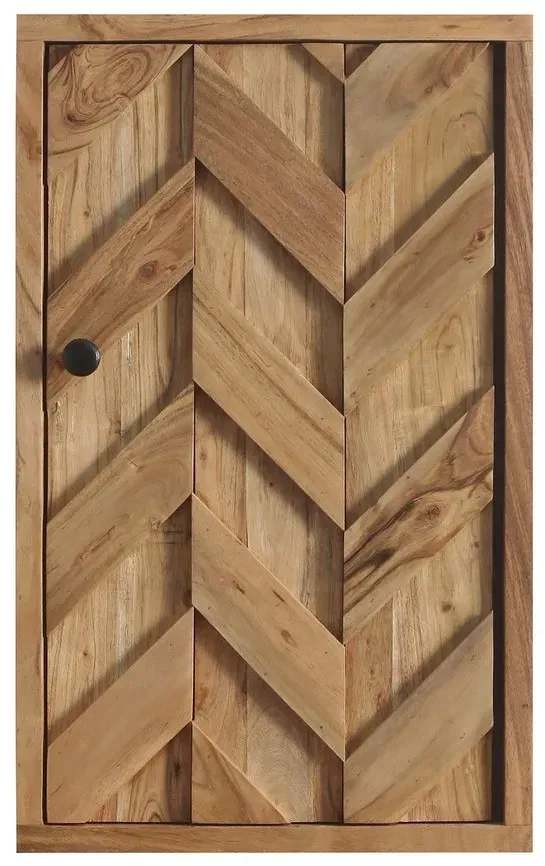 WOLFMÖBEL Hängeschrank Cross Holz Braun Akazie