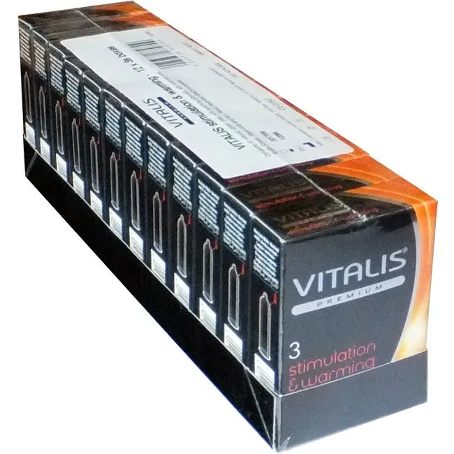 Vitalis Premium *Stimulation & Warming* Kondome 36 St transparent