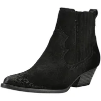 Paul Green Stiefelette Veloursleder", Damen, schwarz, 39