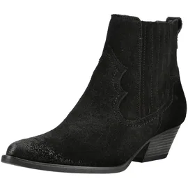 Paul Green Stiefelette Veloursleder", Damen, schwarz, 39