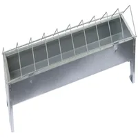 Kerbl Futtertrog verzinkt 50 cm, 10 cm breit