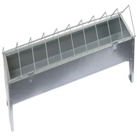 Kerbl Futtertrog verzinkt 50 cm, 10 cm breit