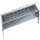 Kerbl Futtertrog verzinkt 50 cm, 10 cm breit