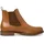 TAMARIS Chelseaboots TAMARIS, Damen, Gr. 36, braun (braun used), Kalbsleder, schimmernd, unifarben, Schuhe Chelseaboots, Businessschuh, Chelsea Boot im klassischen Look, schmale Form