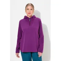 Ulla Popken Sweatshirt in aubergine | Gr.: 46-48