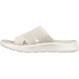 SKECHERS Damen Go Walk Flex Elation Schiebe-Sandalen, Natürlich, 39 EU