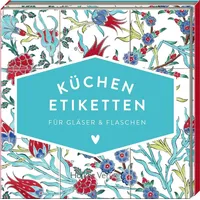 Hoelker Verlag Küchen-Etiketten für Gläser & Flaschen (Türkis, Hölker