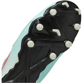 Nike Phantom GX 2 Academy Mg Kinder - Mint Atomic Red Off Noir, 34