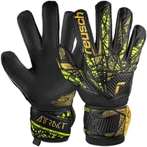 Reusch Attrakt Infinity Finger Support Schwarz/Gold 8