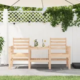 Teenpull – Gartenbank Mit Tisch 2-sitzer Massivholz Kiefer