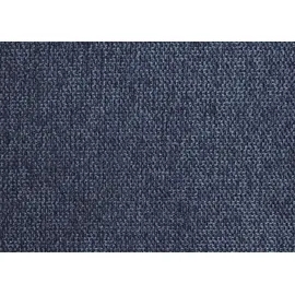 Mendler Lounge-Sessel HWC-L62 Stoff/Textil 73 x 96 x 73 cm Blau mit Rollen