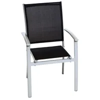 Merxx Milano Klassik Stapelsessel 2er-Set Schwarz
