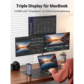 UGREEN Multifunktion Docking Station Pro, Gray