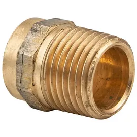 IBP Bänninger Rotguss-lötfitting Übergangsnippel 35 mm x 1 Zoll AG - Typ 4243G, Dvgw