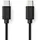 Nedis USB-C auf USB-C 1 m Schwarz