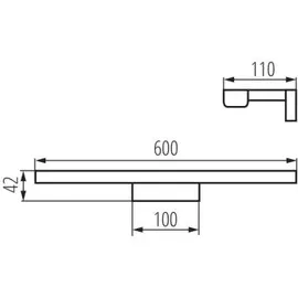 KANLUX ASTEN 12 W 1070 lm 4000 K Weiß 60 cm