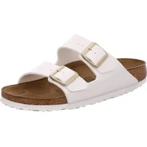 Birkenstock Arizona Birko-Flor Lack schmal patent white 39