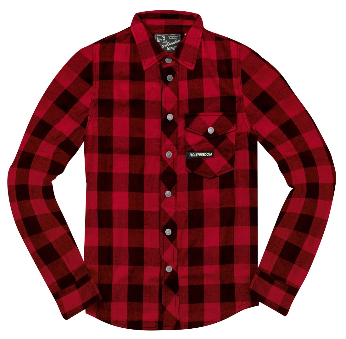 HolyFreedom Jessie James Flannel Overhemd, rood, 2XL Voorman