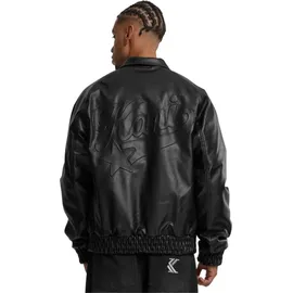 Karl Kani Star Full PU College Jacke - Schwarz - S