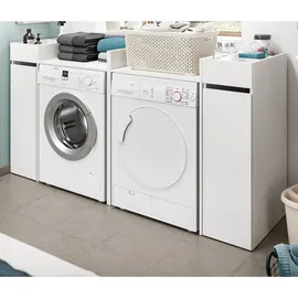 inn.furn Waschmaschinenumbau Set Flexy 190 x 101 x 60 cm Weiß