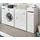 inn.furn Waschmaschinenumbau Set Flexy 190 x 101 x 60 cm Weiß