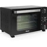 Tristar Heißluftofen 20 L, 800 W, Kompakter Ofen zum Grillen und Backen mit Temperaturbereich 90-230°C, 60-Minuten-Timer und Zubehörblech mit Grillrost, OV-3652