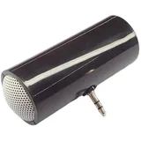 Fozriybefy Mini-Lautsprecher, 3,5 Mm, Tragbarer Lautsprecher, Mini-Verstärkerlautsprecher, Plug-and-Play, für Mobiltelefone und Tablets, Schwarz